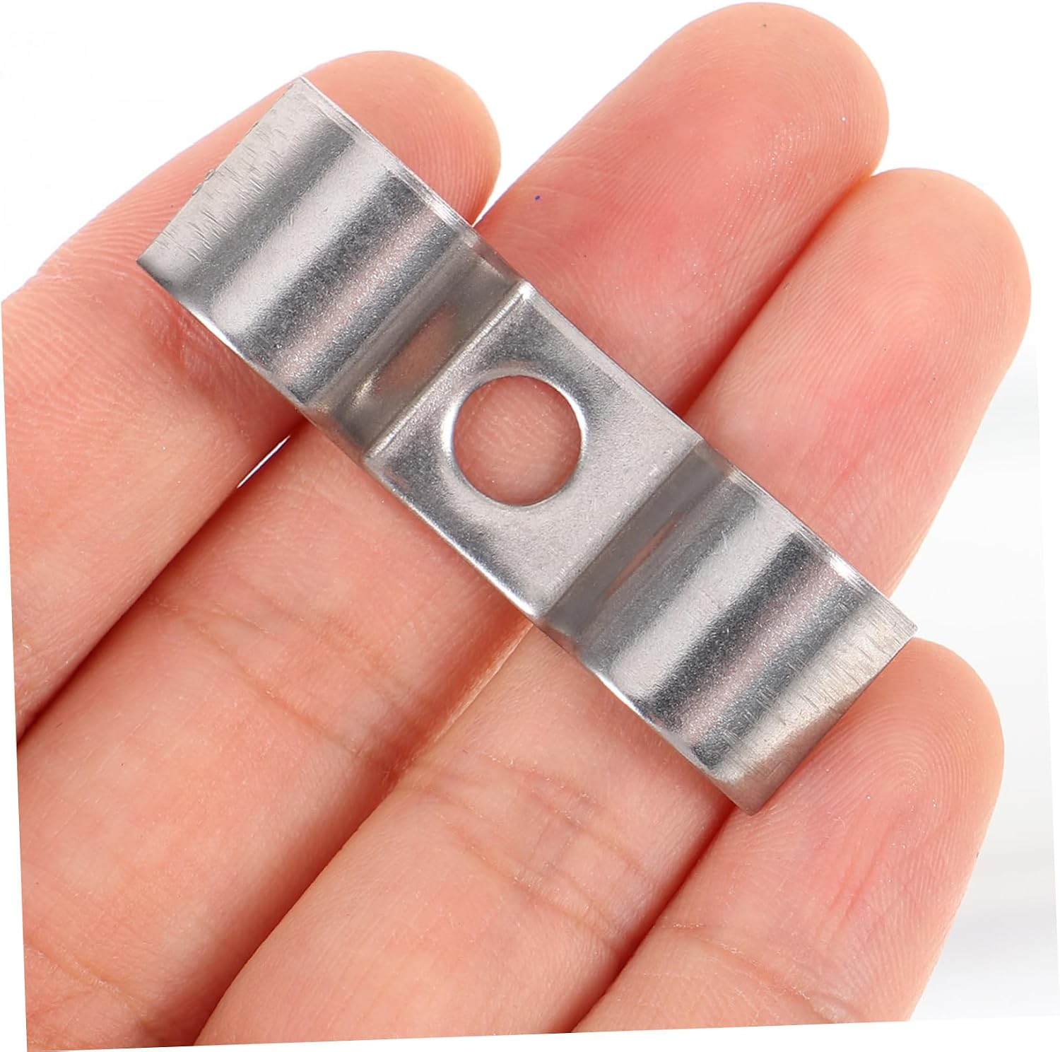 12pcs Stainless Steel Pipe Clamp Heavy Duty Clamps for Water Pipe Strap Clips