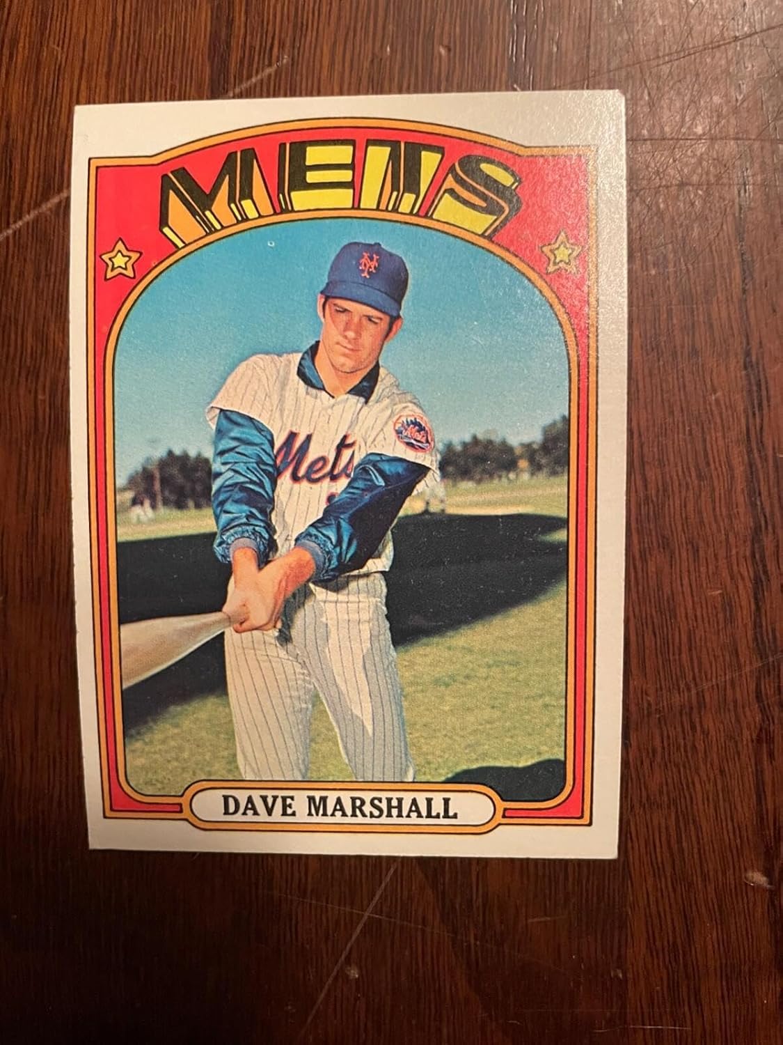 1972 Topps #673 Dave Marshall New York Mets Hi# Baseball Card Nm+ - Slabbed Baseball Cards
