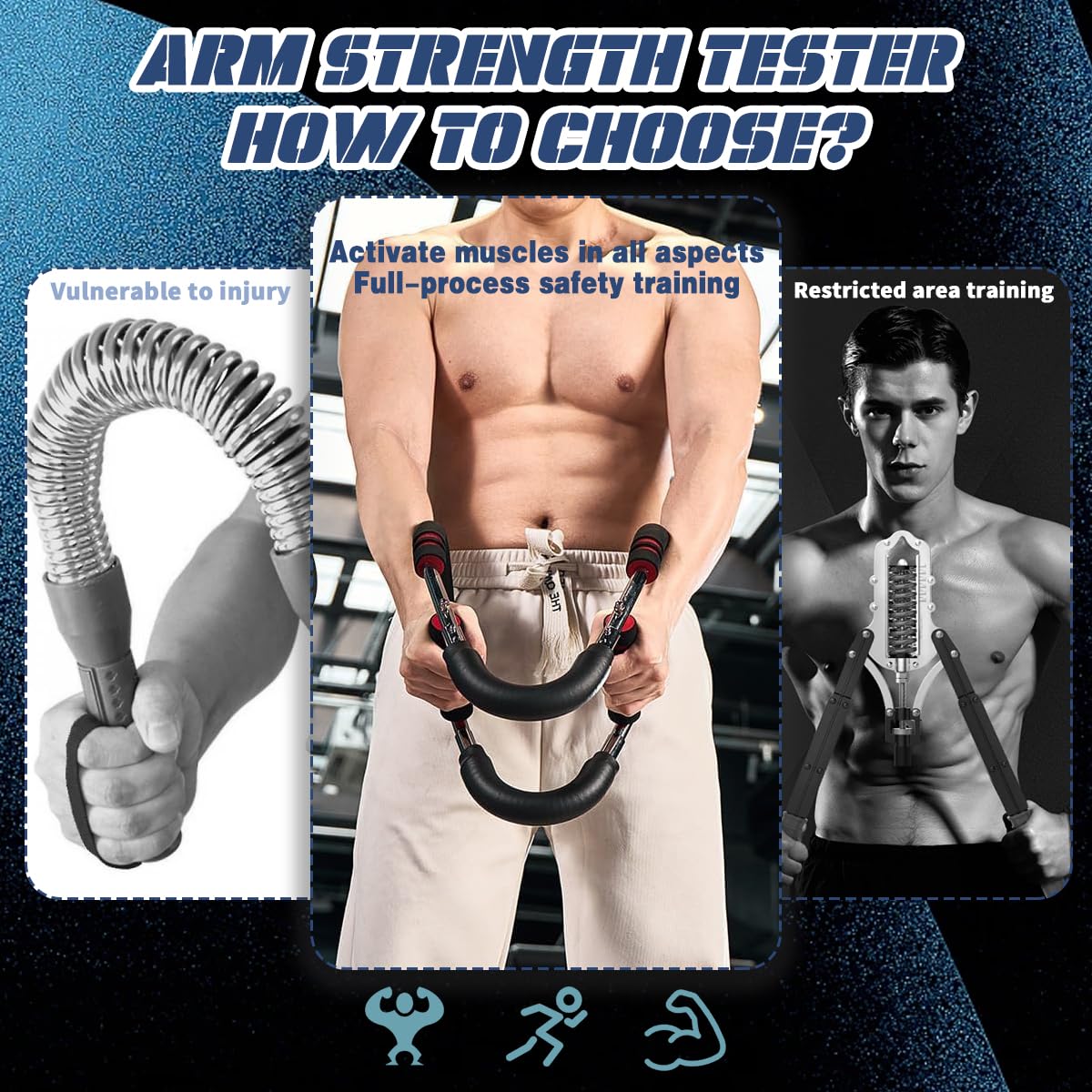 Mr Sculpt Gorilla Bar – Attrezzatura Power Twister A Forma Di U Per Allenare Braccia, Petto, Spalle E Avambracci. Resistenza Regolabile 30-50 Kg In 3 Livelli. Perfetto Per Uomini E Donne, Principianti E Avanzati. Compatto, Pieghevole, Usabile Ovunque. Include Guida Agli Esercizi. Ideale Per Allenamento A Casa, Ufficio O Viaggio. Ottieni Risultati Visibili In 10 Minuti Al Giorno!