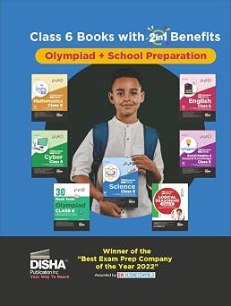 30 Mock Test Series for Olympiads Class 6 Science, Mathematics, English, Logical Reasoning, GK/ Social & Cyber 2nd Edition