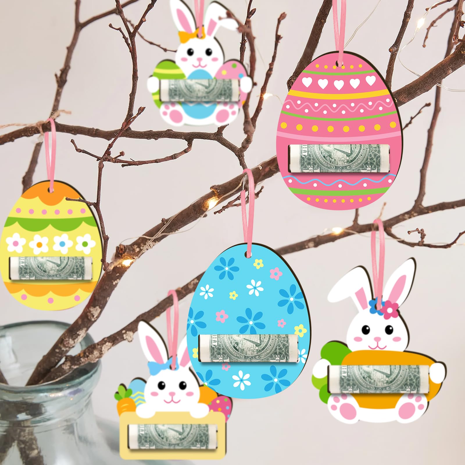 To A Dear Daughter Cute Lamb Easter Money Wallet Card - Groceries