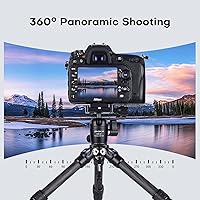 Vista 6 de AOKA Mini trípode de fibra de carbono de 15.75 pulgadas/0.99 libras, trípode compacto de bolsillo de mesa para teléfonos móviles, cámaras sin