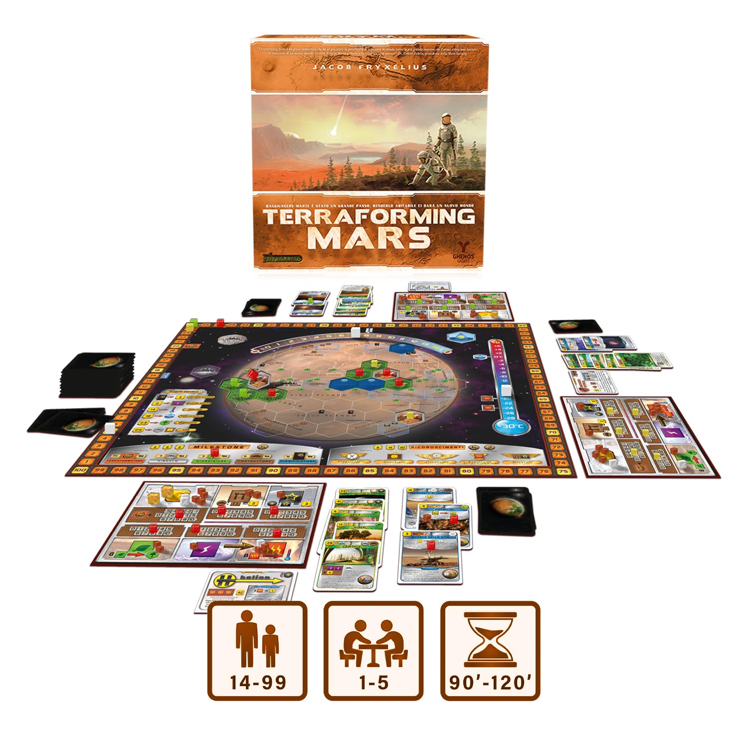 Ghenos Games - TRMR - Terraforming Mars, Gioco da Tavolo, da 1 a 5 giocatori, 12-99 anni