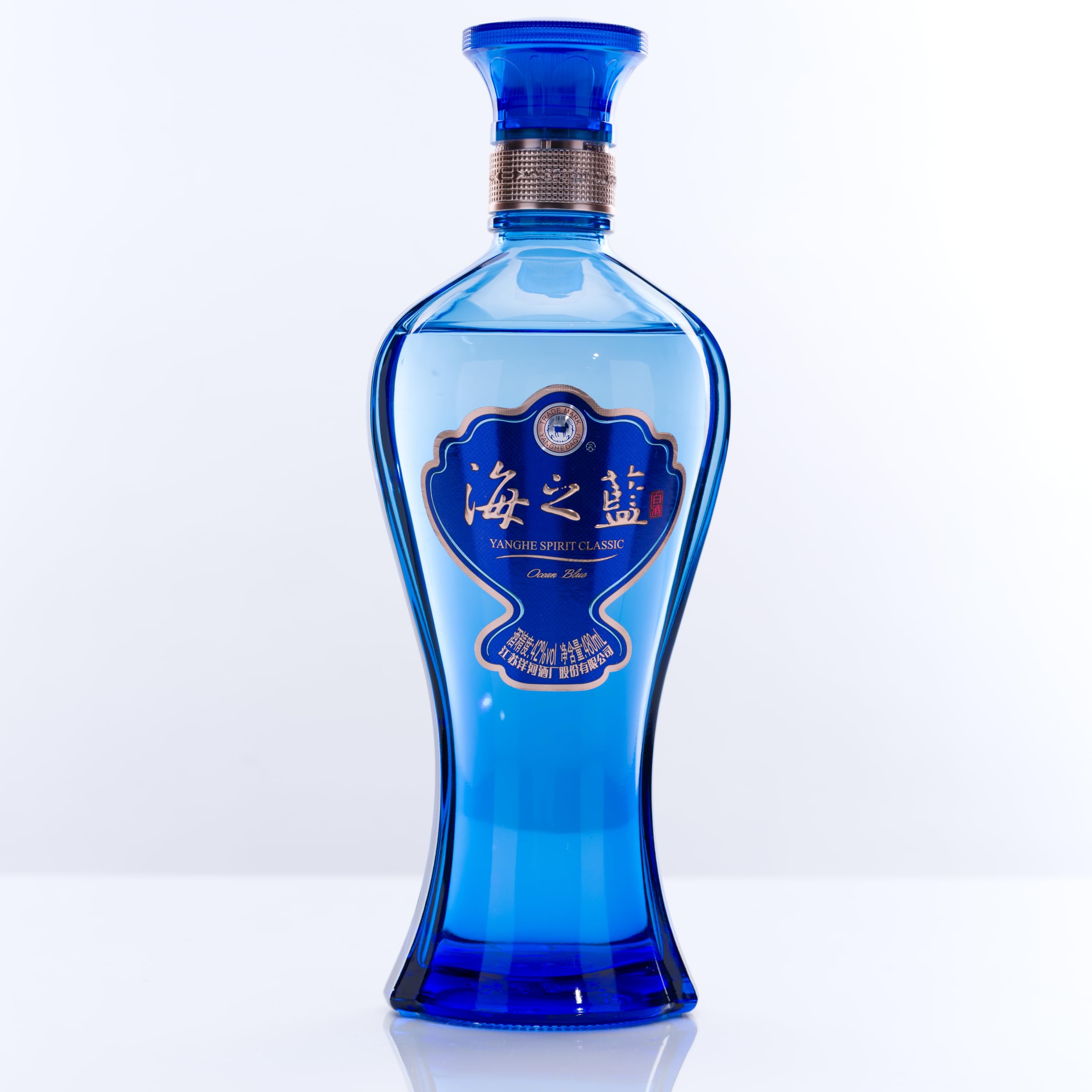 Amazon.co.jp: 海之藍42° 480ml アルコール42度 箱付 中国酒 白酒 濃香