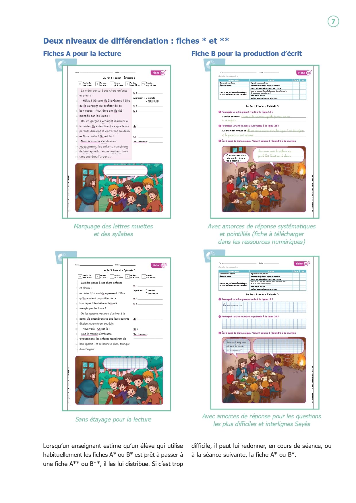 Lire + comprendre CE1 - CE2 (+ ressources numériques) - Le Petit Poucet et Ali Baba: Énonciation - Lexique - Pronoms - Implicite