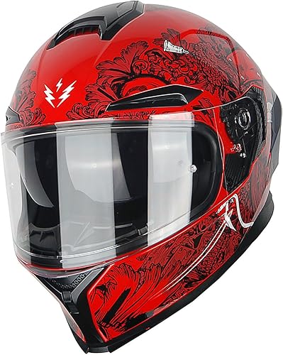 Miniatura 2 de Casco 1Storm. Casco integral modular para motocicleta, con visor desplegable doble y parasol, casco de rostro completo