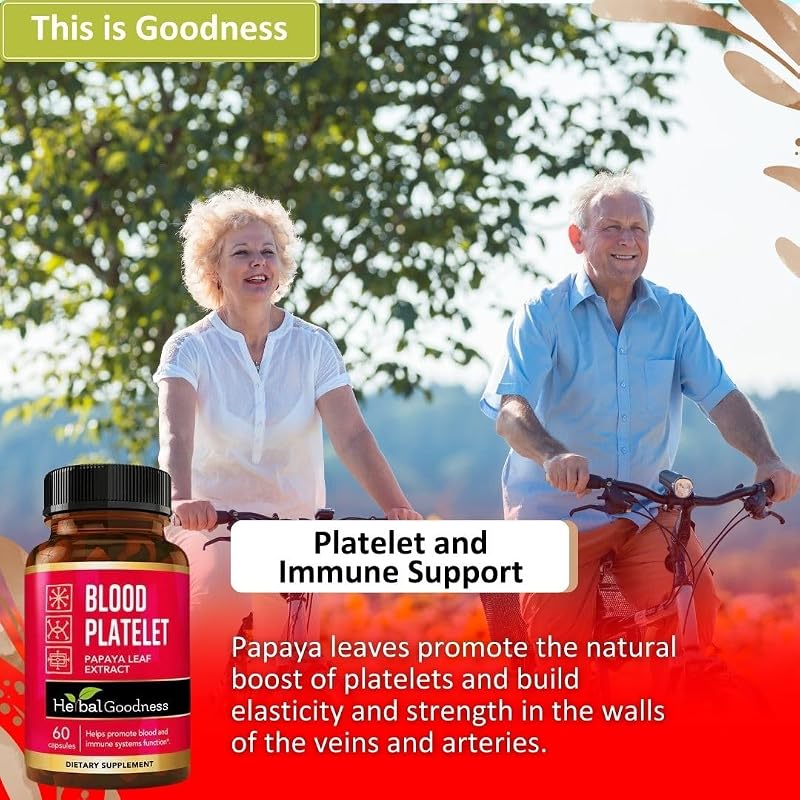 Herbal Goodness Papaya Leaf Extract, 60 Capules, Blood Platelets Supplement image 4