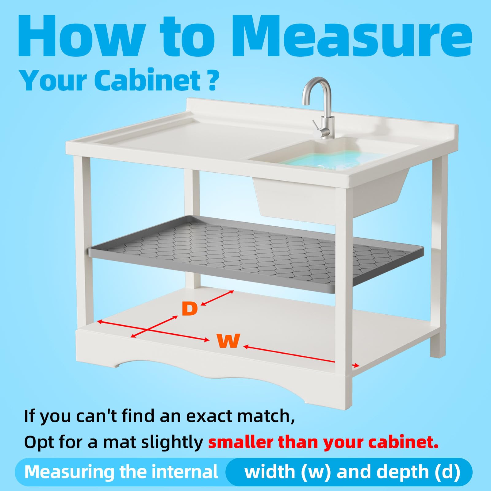 Waterproof Under Sink Mat - Protect Your Cabinets -6