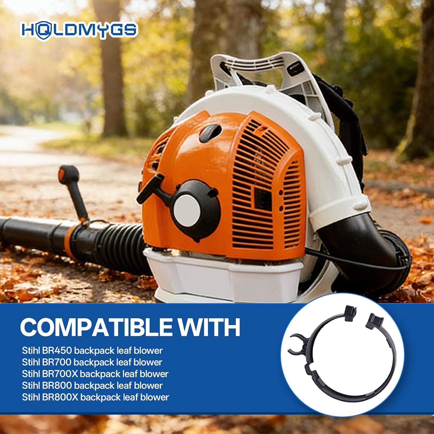 1Pc 4282-708-8704 Hose Clamp Compatible with Stihl BR450, BR700, BR700X, BR800, BR800X Backpack Leaf Blower