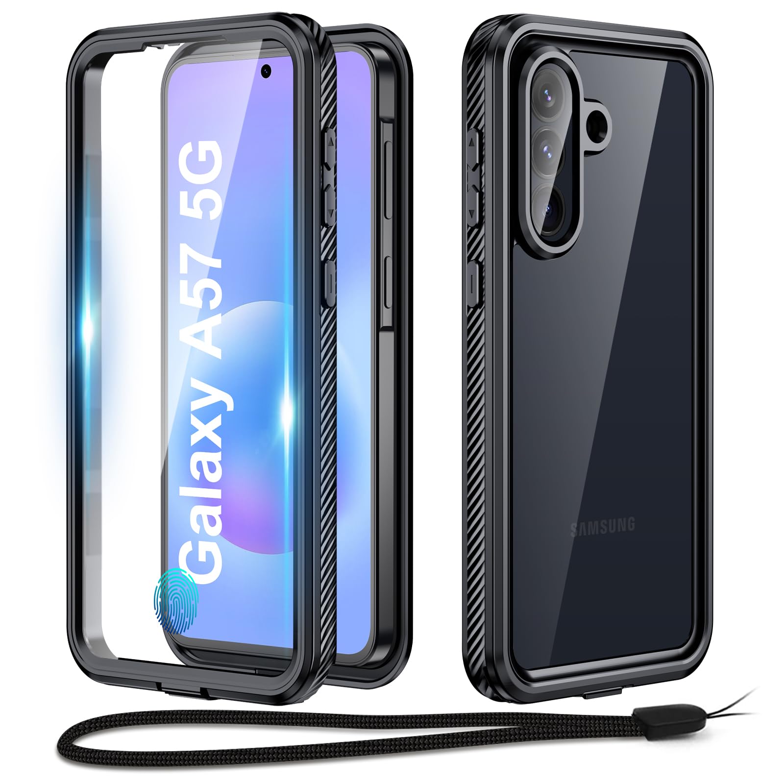 Funda Impermeable Samsung A57 con Carcasa Blindada de Alta Resistencia 7