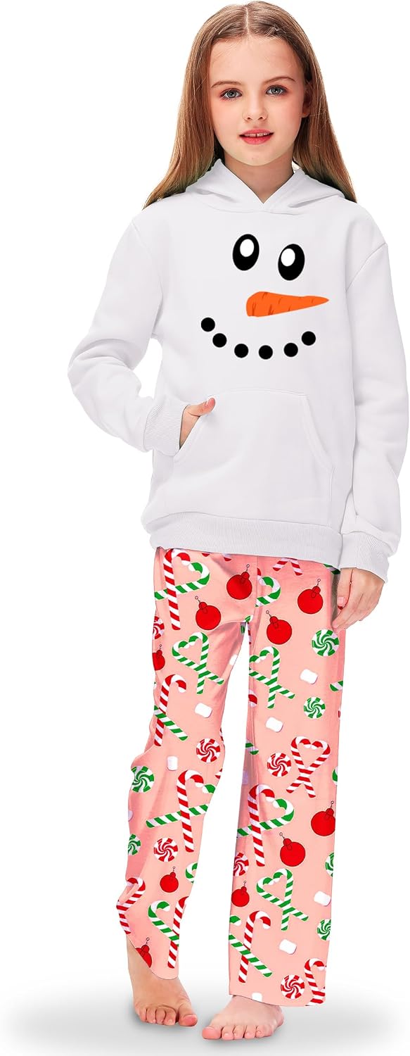 Remimi Girl Boy Plaid Pants Drawstring Summer Casual Loose Bottoms 5-14 Years