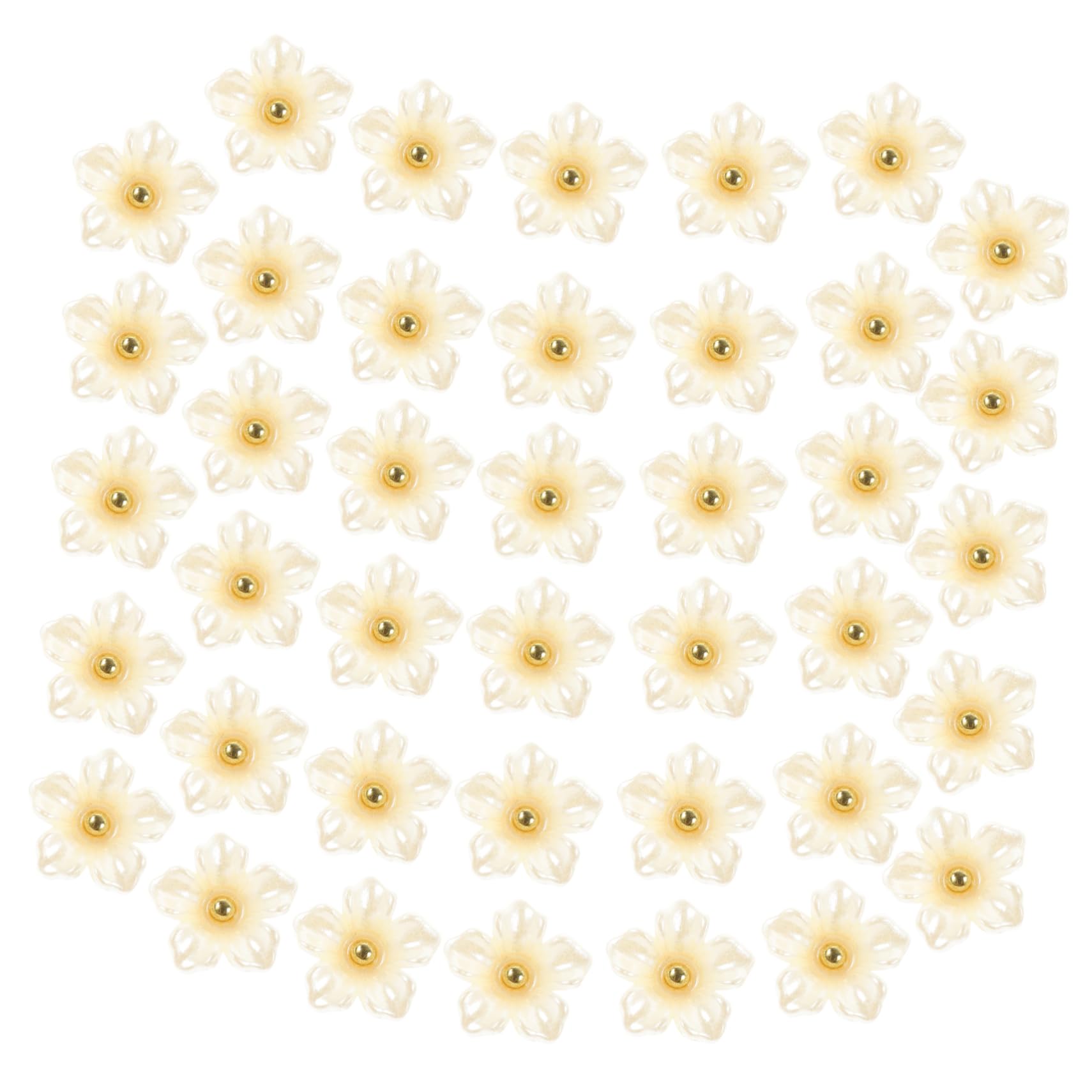 Lurrose 500 Pezzi Bottoni Di Fiori Di Plastica Vestiti Bottoni Per Cucire Floreali Cappotto Per Cucire In Madreperla Del Cuore Fiori Per e