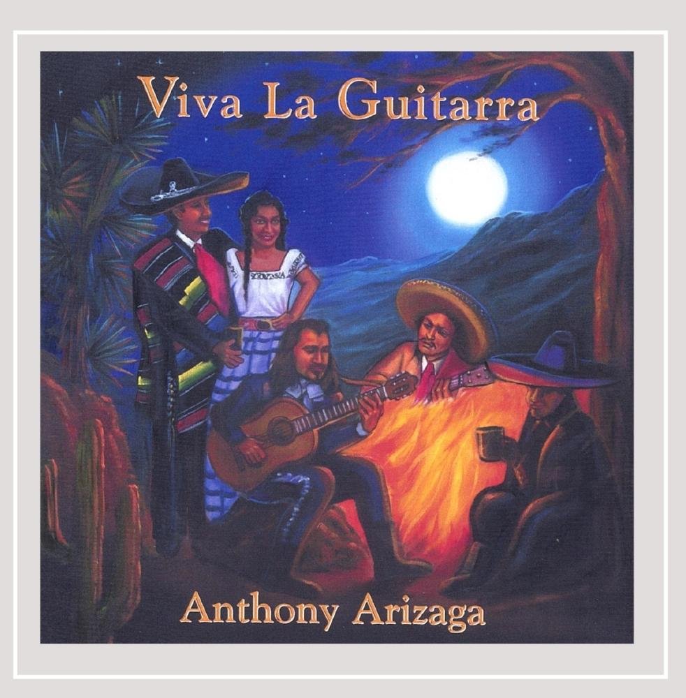 Viva la Guitarra [Audio CD] Anthony Arizaga; Les Paul; Linda Ronstadt; Pedro Infante; Vicente Fernández; Xavier Cugat; Marty Robbins and Mary Ford