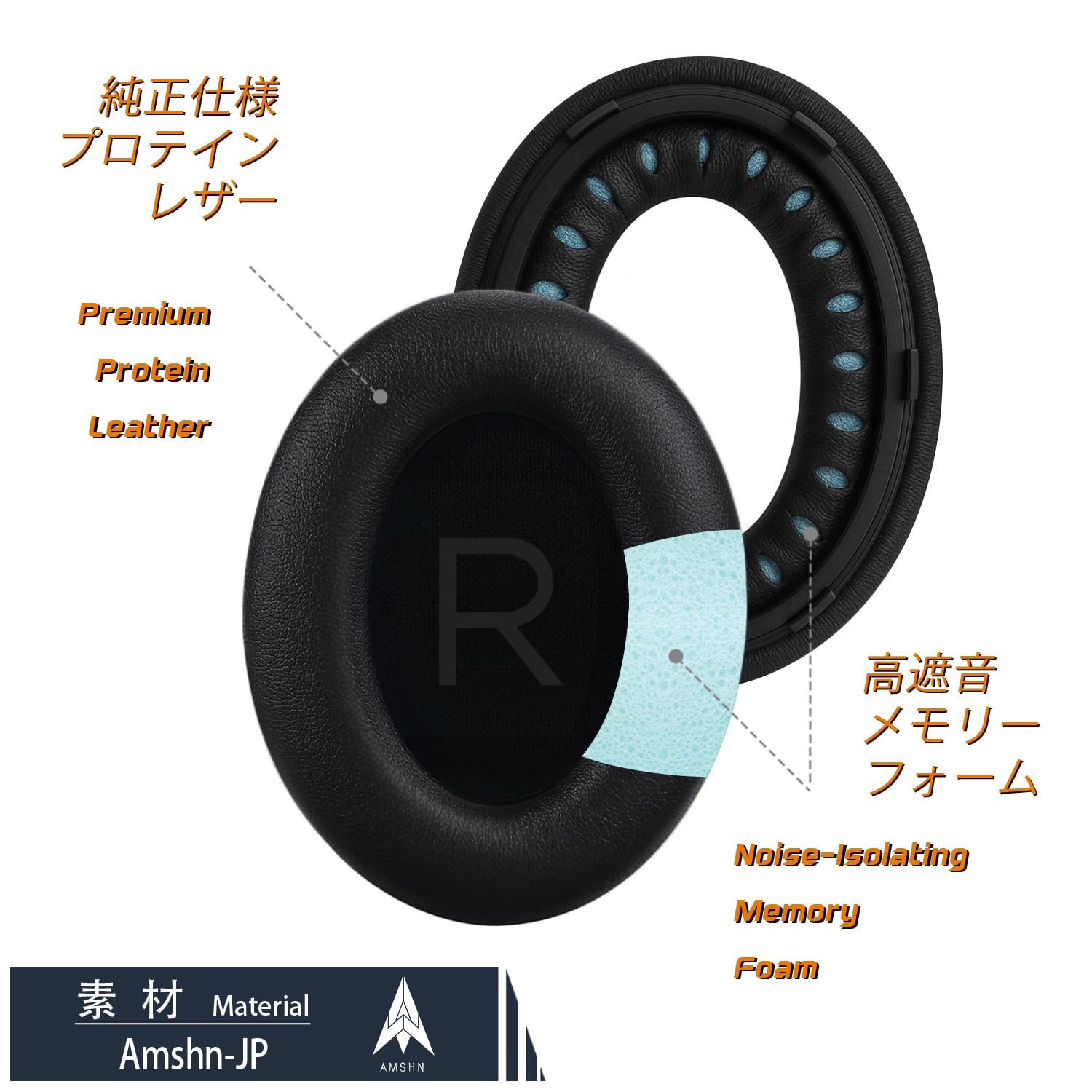 【美品】Bose NC 700 HP トリプルブラック 純正新品イヤーパッド交換 Amazon | FOR Bose 700 / Bose NC700 ヘッドホン 交換用