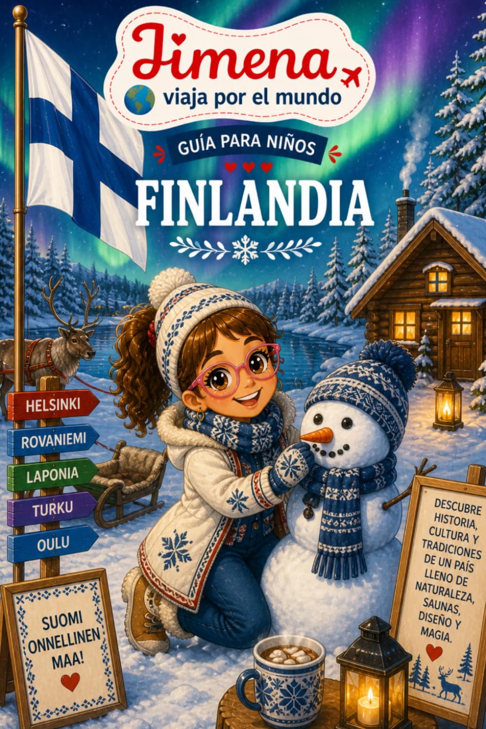 Guía de Finlandia para niños: Viaja, aprende y descubre con Jimena (Jimena viaja por el mundo)