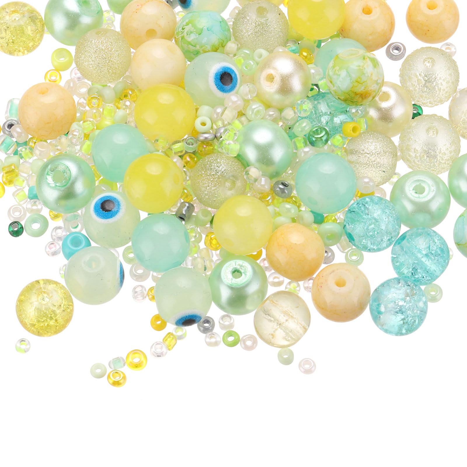 PATIKIL 2-8mm Assorted Glass Resin Beads