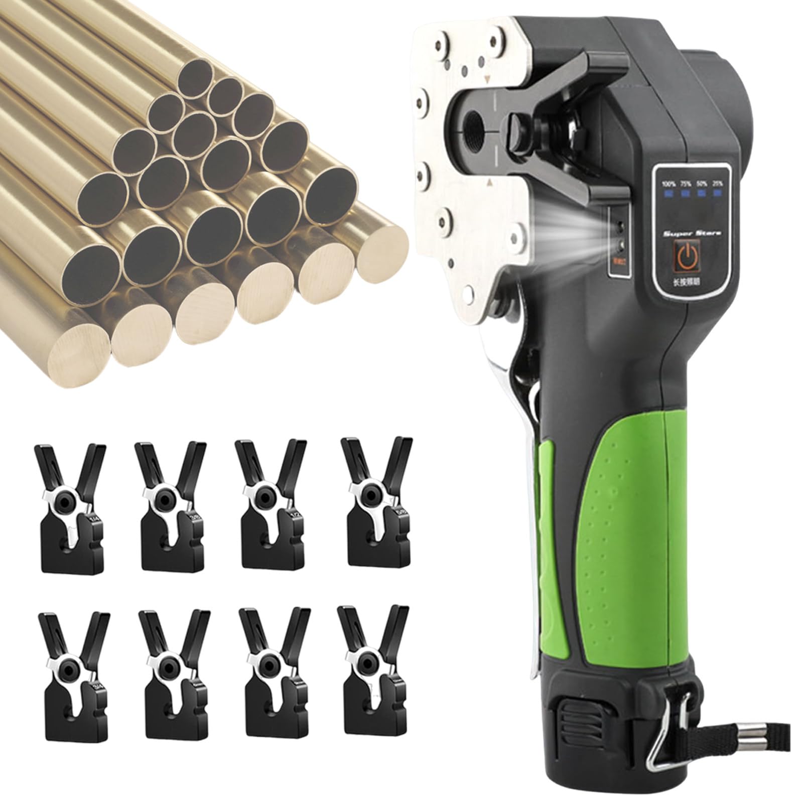 Kit d'outils d'évasement électrique automobile sans fil 2200 mAh pour tuyau de frein en cuivre