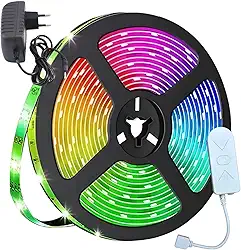Kit Fita De Led Colorida Inteligente Wifi 5m Alexa Google