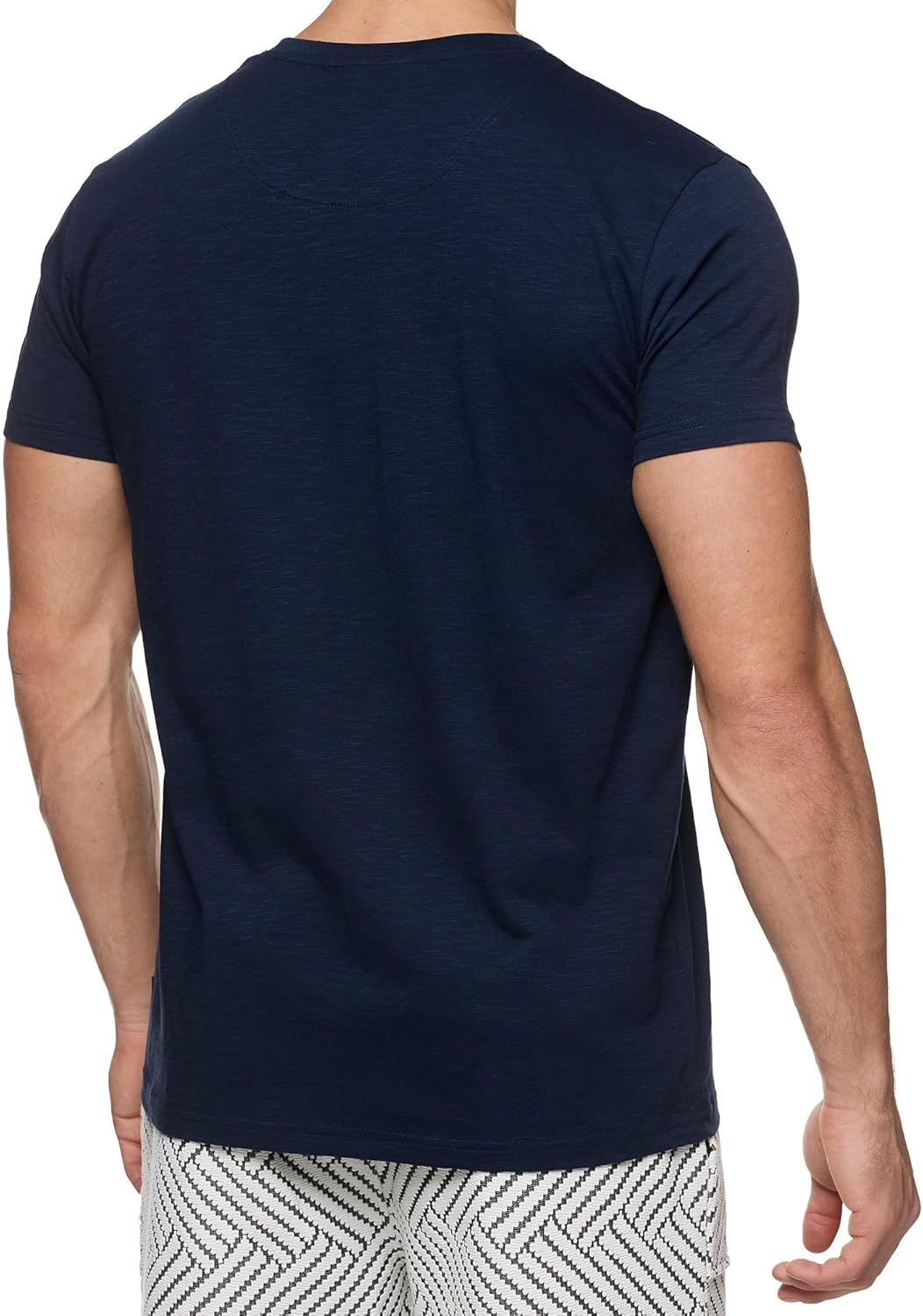 Indicode Hommes INAnsel Shirt | T-Shirt 100% Coton Covert Green S