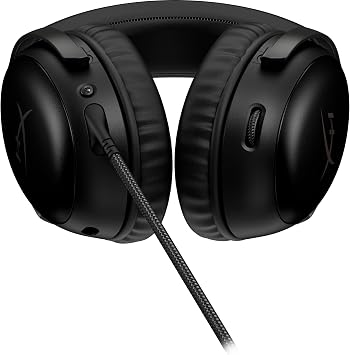HyperX Cloud III Wired Gaming Headset,PC,PS5,Xbox Series X|S,Angled 53mm Drivers,DTS Spatial Audio,Memory Foam,Durable Frame,Ultra-Clear 10mm Mic,USB-C,USB-A,3.5mm Black,(Pack of 10)