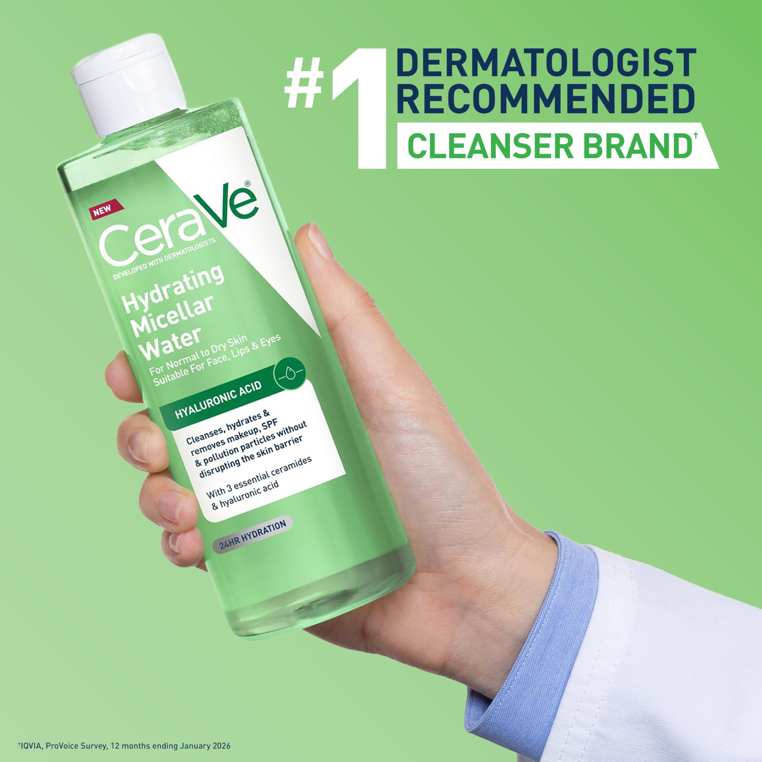 CeraVe Micellar Water - Gentle Makeup Remover -9