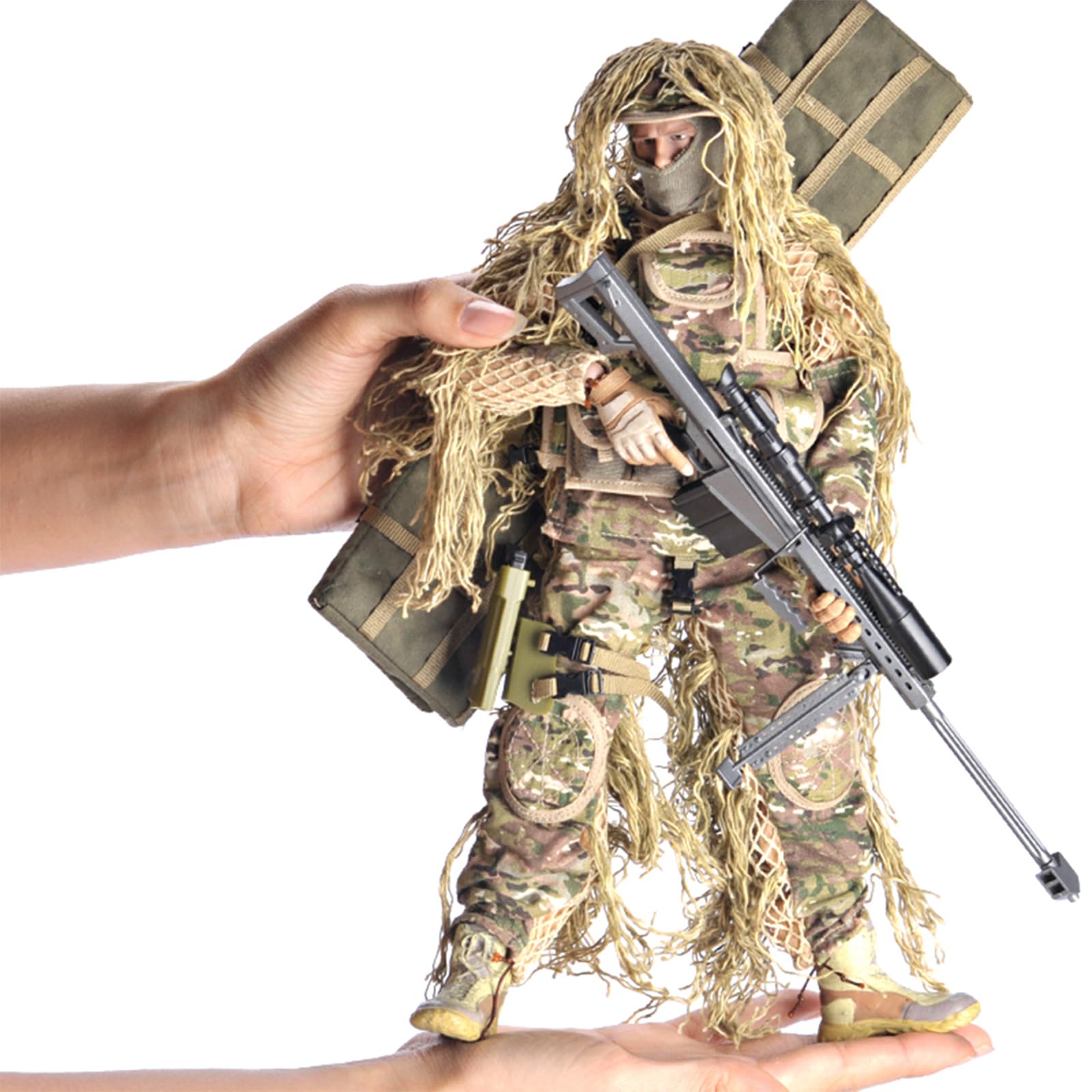 Amazon.com: Scakbyer 12 Inch Action Figures Military Set, 1/6