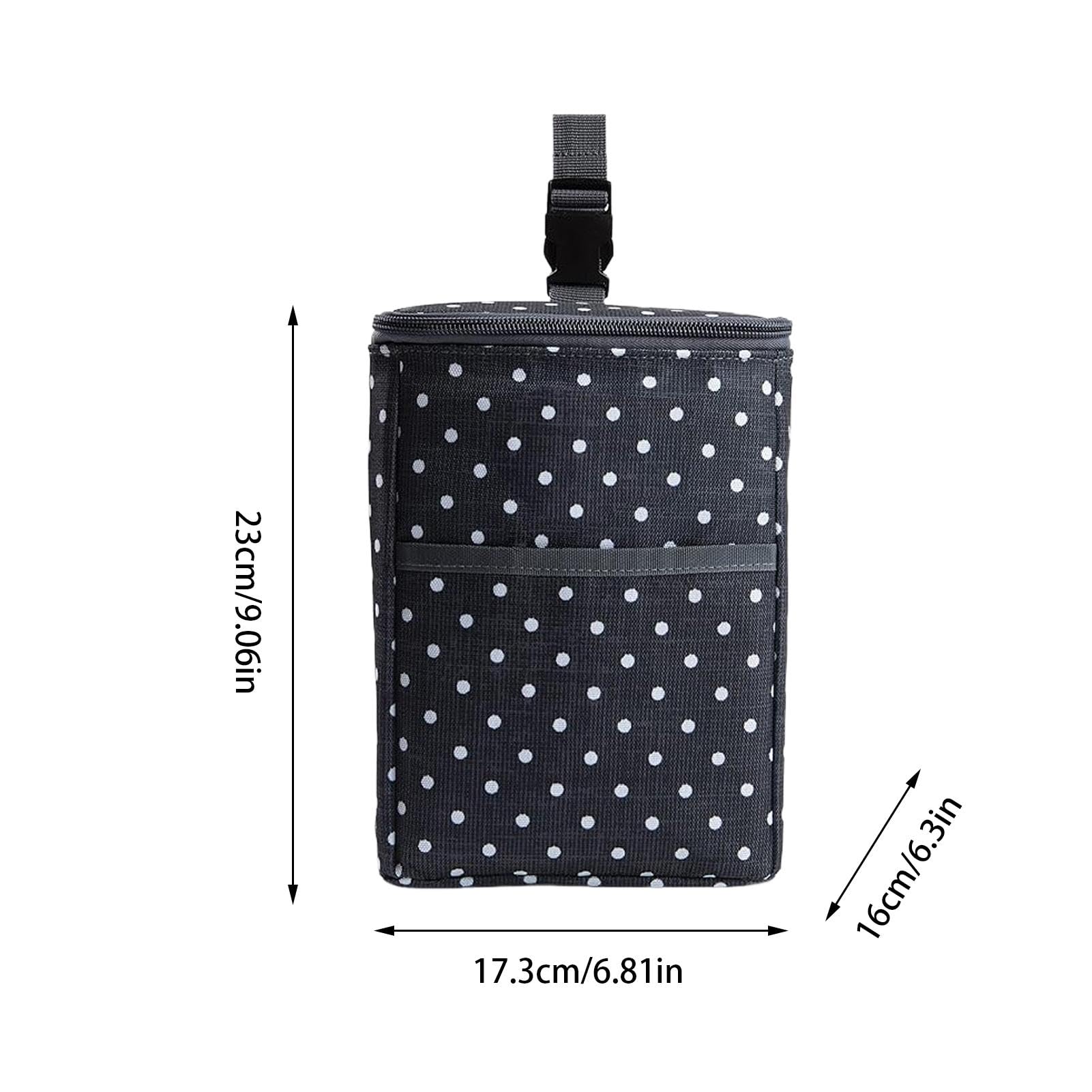 Sac de rangement pour lait maternel, sac isotherme pour bouteille, sac isotherme double congélateur pour bouteille de lait maternel refroidisseur de avec pack de glace, poignée à boucle, sac