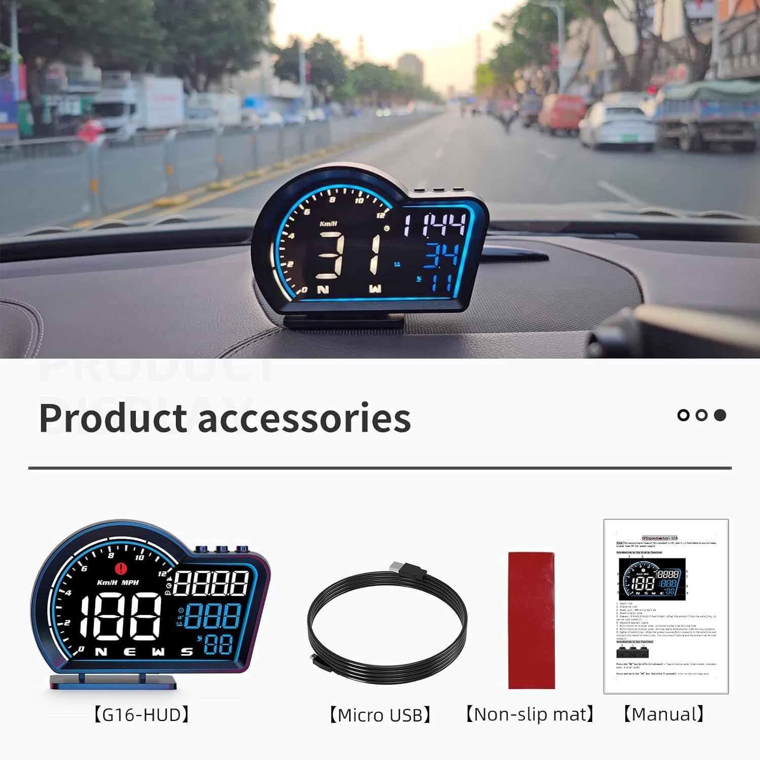 SkyRC GPS Snelheidsmeter met Display