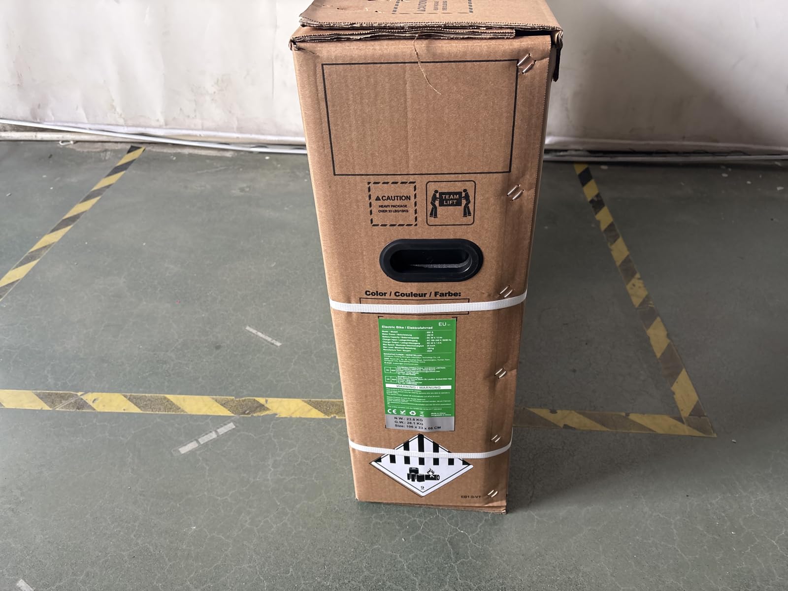 Finbike Bici Elettrica Pieghevole 14'' Pneumatico, 432WH Batteria, Autonomia di 30-50 KM, Motore 250W, E-Bike per Adulti e Adolescente, Carico 120kg, 10/15/25KM/H