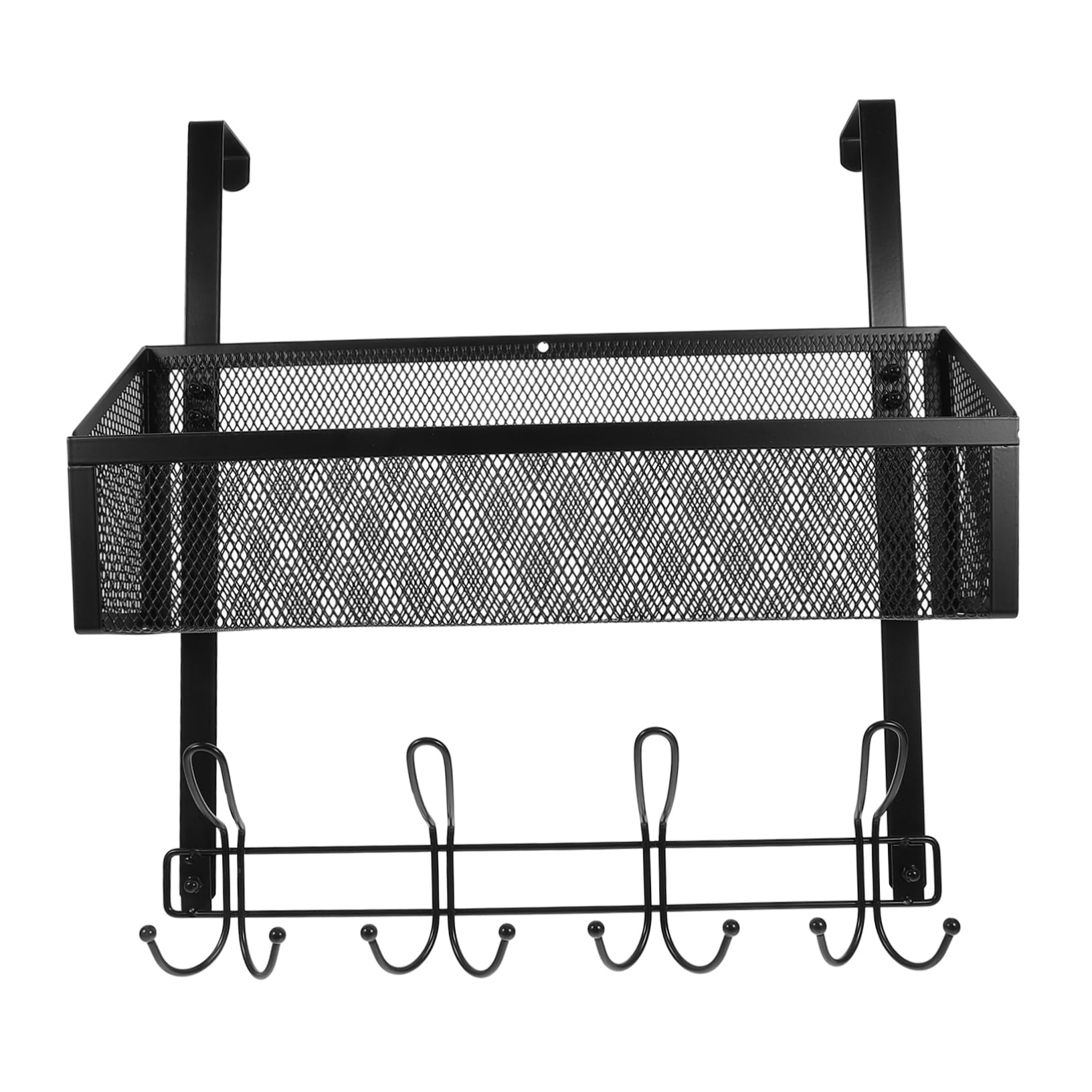 Cabilock Over The Door Organizer Minimalist Bathroom Storage No Drill Hanging Basket for Versatile Use Bedroom Kitchen Pantry Closet Door Organizer