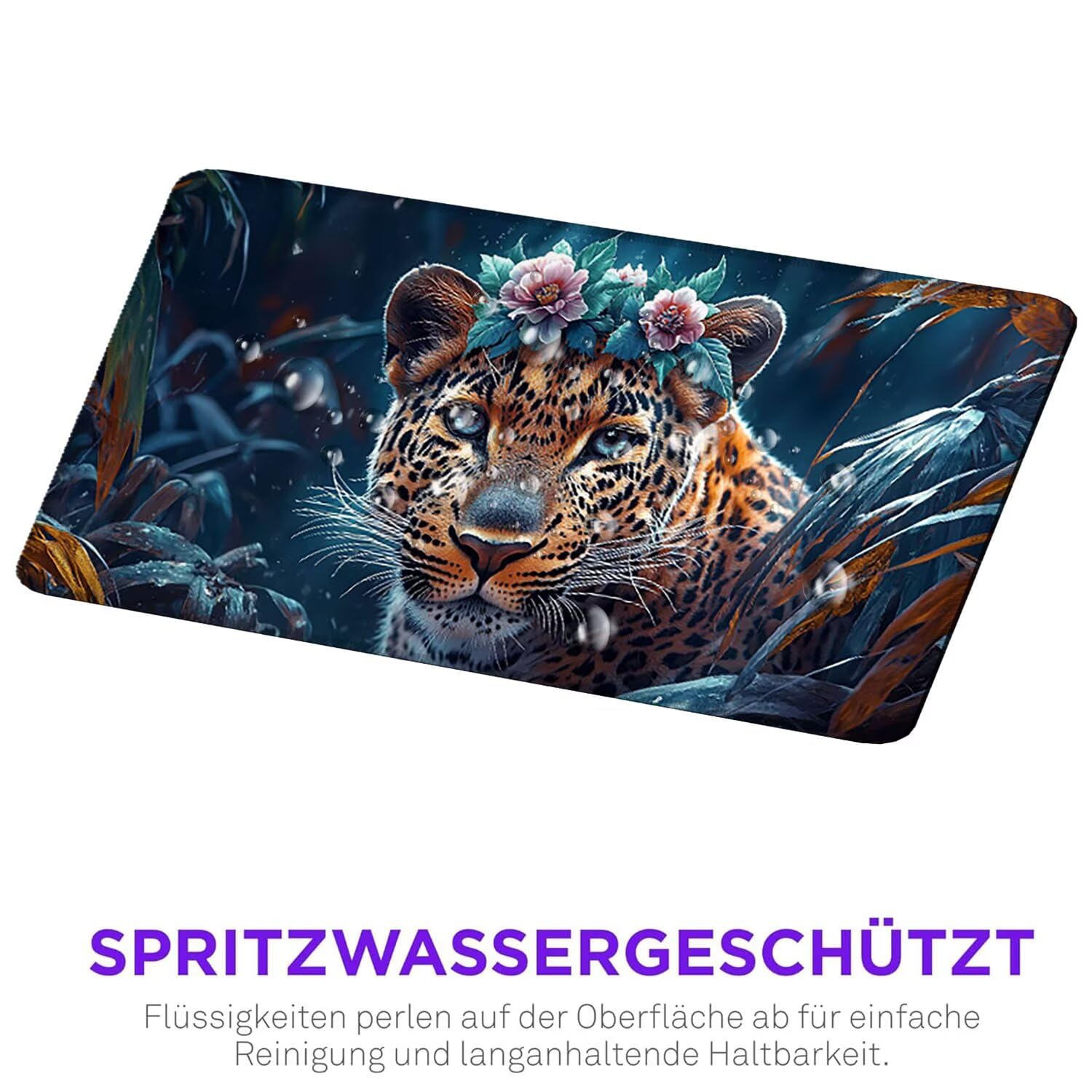 Podkładka pod mysz do gier, 1600 x 800 mm, XXL, duża gamingowa podkładka pod mysz, wodoodporna podkładka pod mysz, długa podkładka na biurko z przeszytymi krawędziami, mata na biurko z gumową