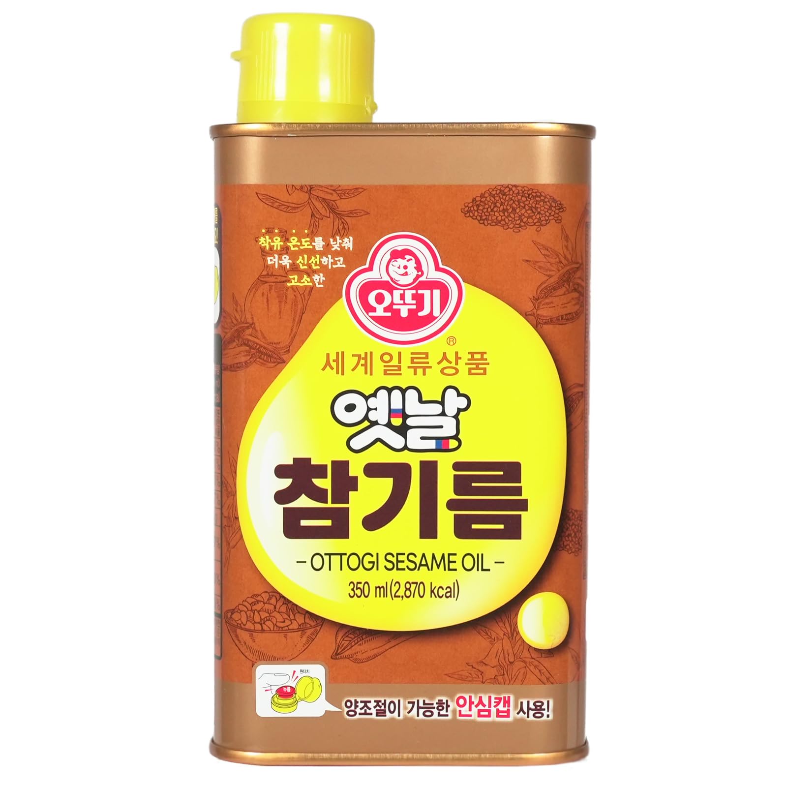 3er Pack (3x350ml) Ottogi Sesamöl geröstet