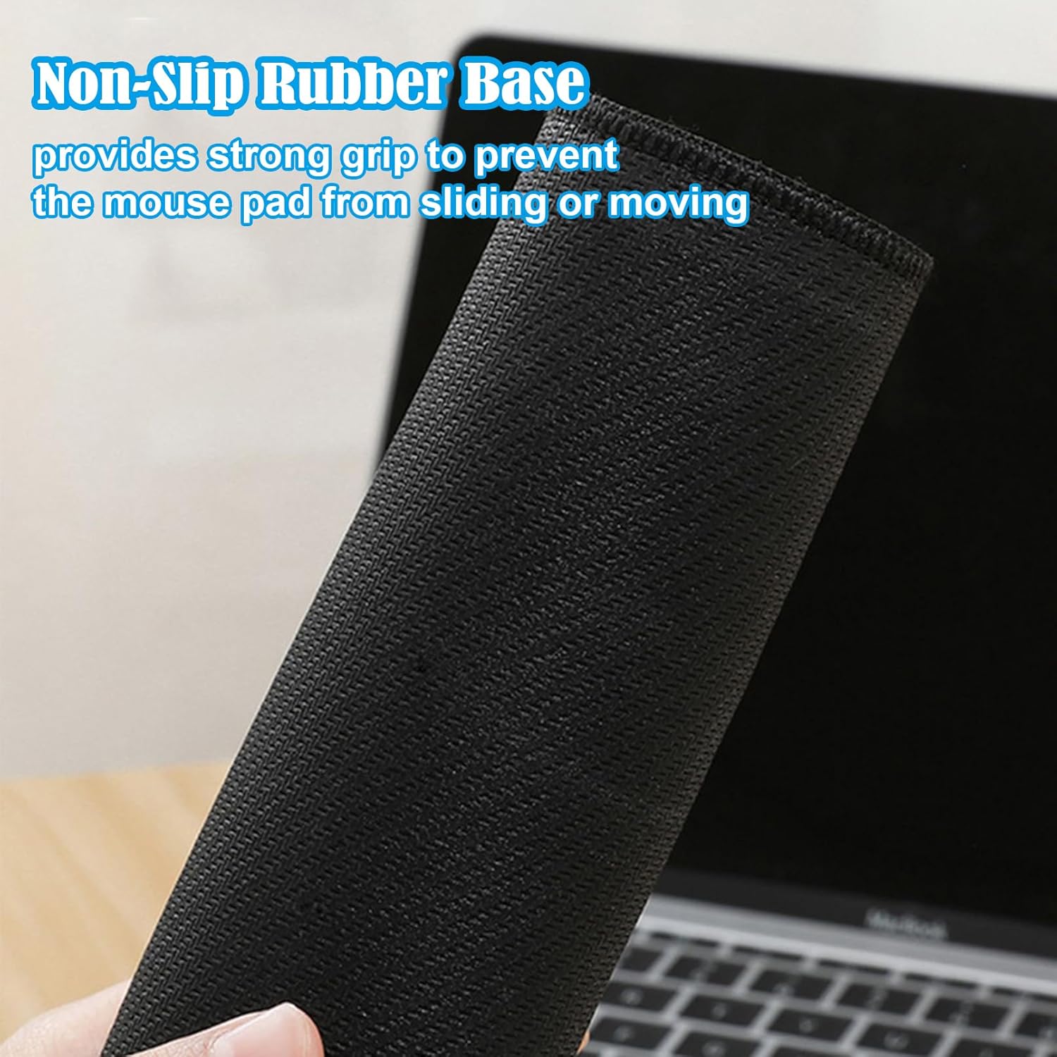 12 Pack Mouse Pad,Computer Mouse Pads with Non-Slip Rubber Base,Washable Mousepad with Stitched Edge,Waterproof Mouse Pad for Computers,Laptop,PC,Office & Home,Black,10.2x8.2 Inch - Image 6