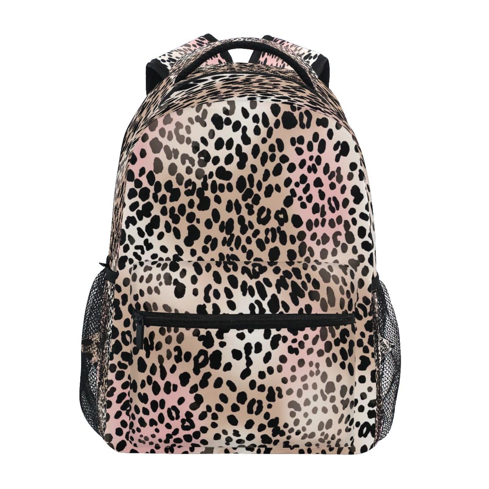 Sac à dos léopard imperméable léger et robuste avec poche ordinateur - 8