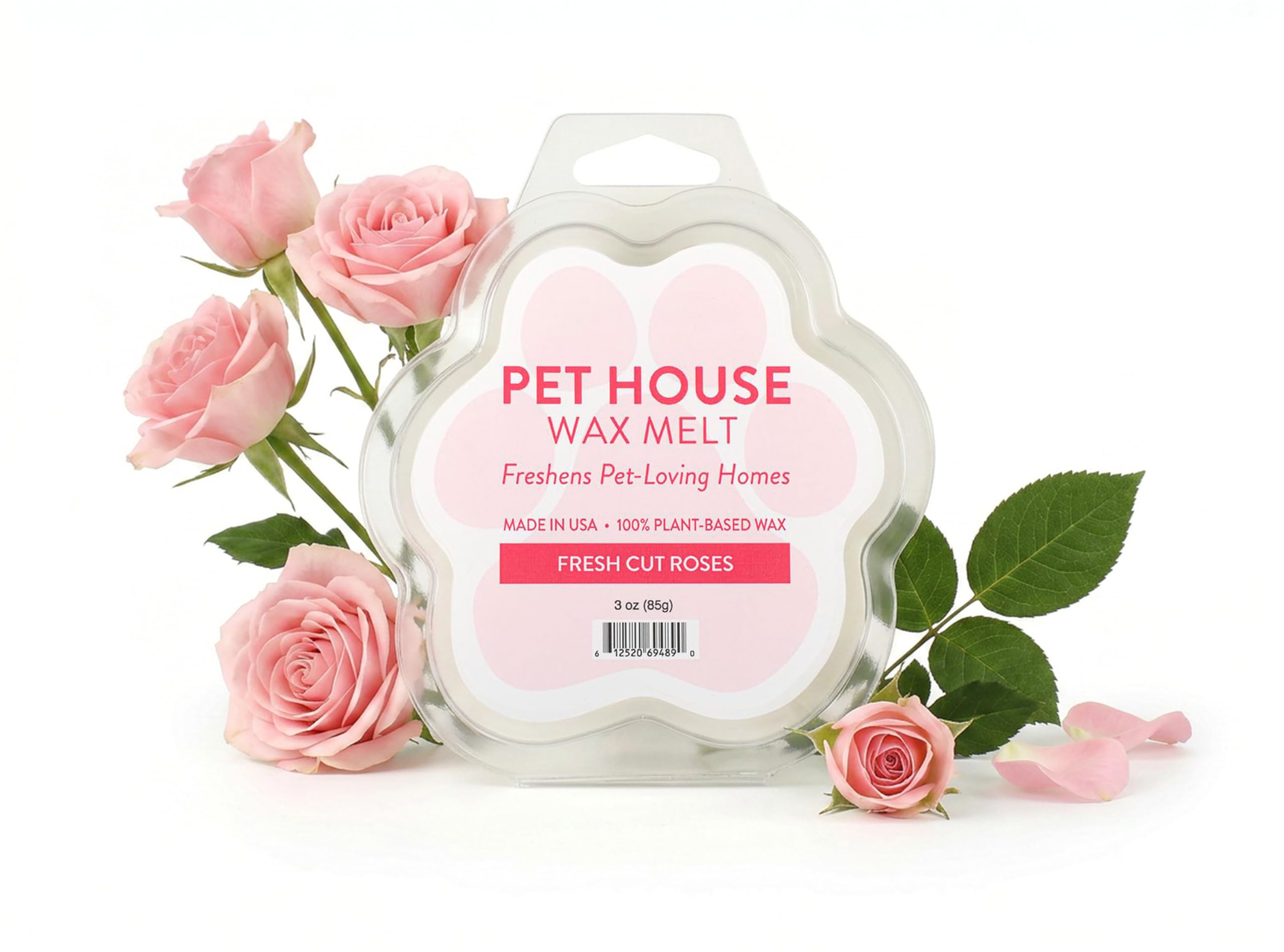 Fresh Cut Roses Spring and Summer Wax Melts Plant-Based Wax, Pet House
