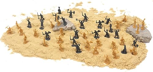 Miniatura 4 de 172 200Set Plastic Ancient Figures Toy Soldiers Men Swordsman Action Figure DIY War Scene Toys Blue