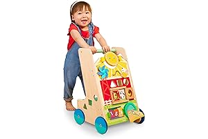 moover® Wooden Activity Walker: Learn & Walk with Farm Fun!