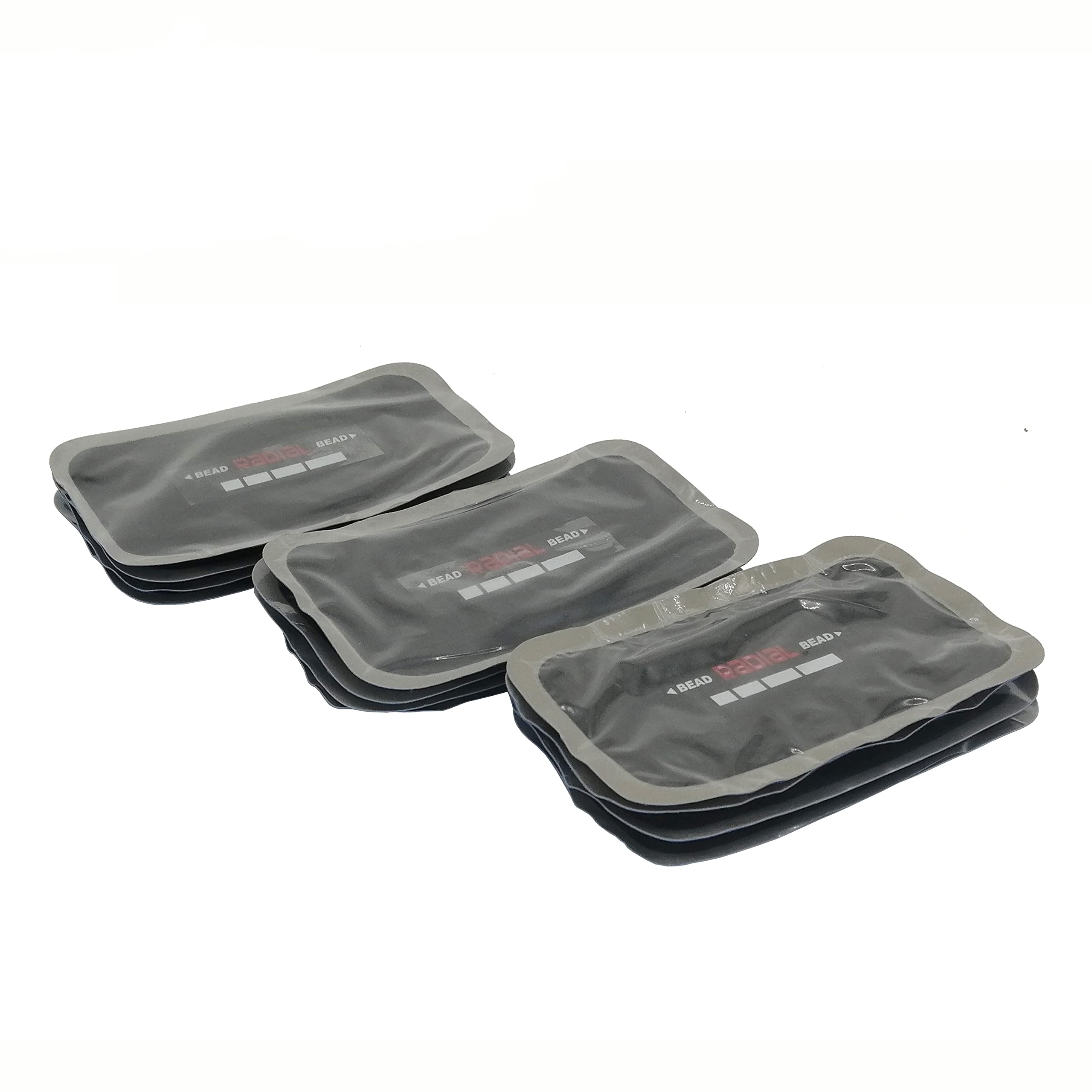 ZERINT 5" x 3" 2 ply 9pcs Radial Repair Patch, Heavy Duty Tire Patches, Tire Puncture Repair Patch for Car Truck Bus Tractor Agricultural Vehicles (TP-R07)