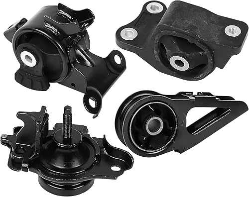 Kit de montaje de motor y transmisión, 4 piezas, compatible con Honda L4 2007-2008 1.5L reemplazar A4541 AM500 A4552 A4538