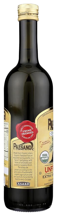 Aceite de Oliva Extra Virgen Orgánico Paesano 25 fl oz miniatura 6