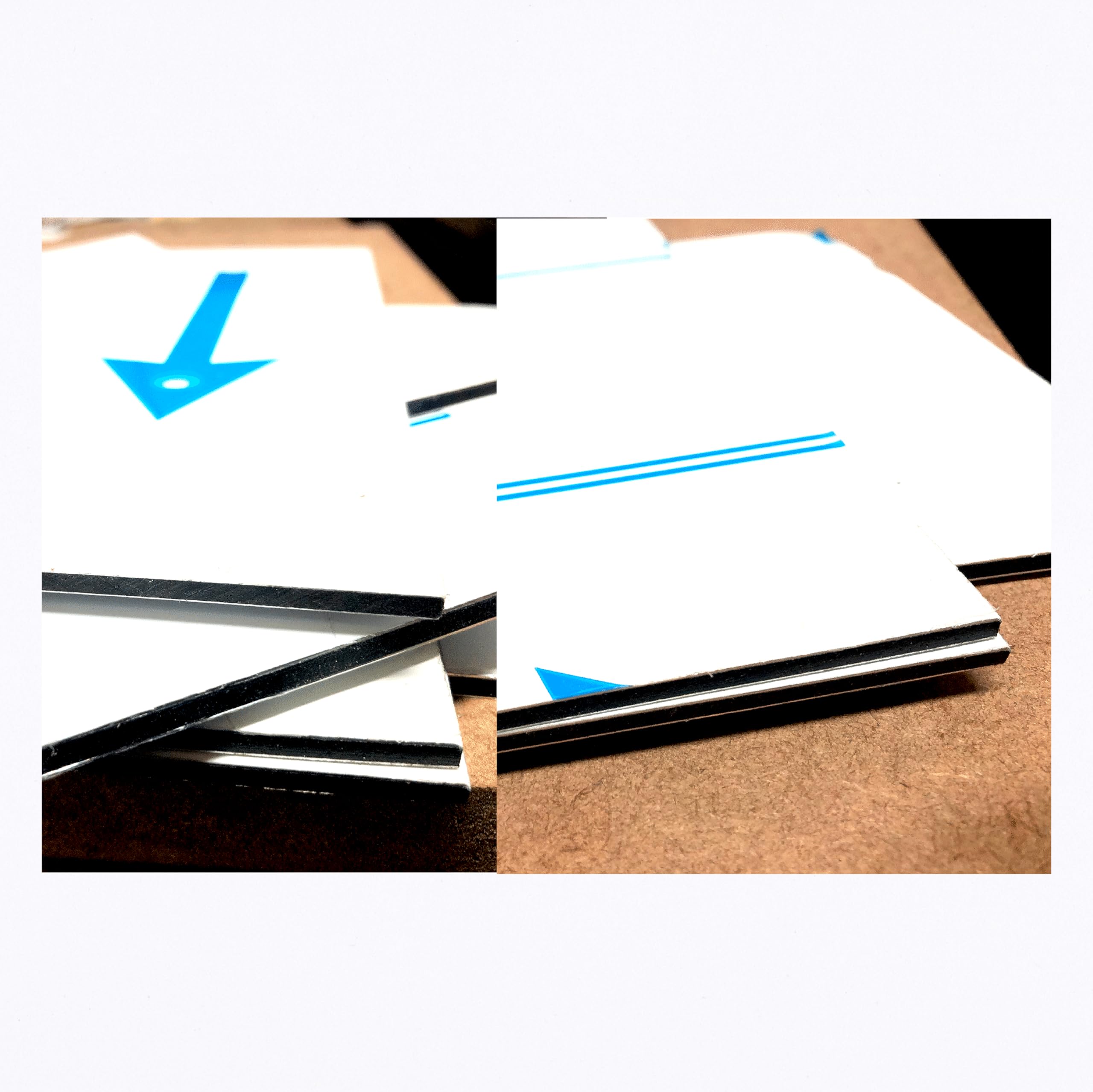 Señal de advertencia de alarma de seguridad con salida de emergencia, paquete de 2, rojo y blanco, 3 mm, tamaño de aluminio: 600 mm x 400 mm, 400 mm x 300 mm, 300 mm x 200 mm, 200 mm x 150 mm (rojo,