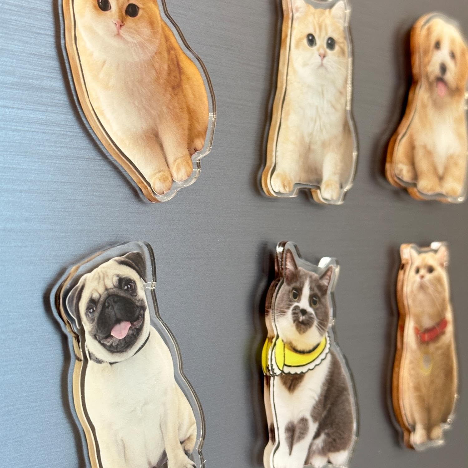 100PCS Custom Fridge Magnets Personalized Magnets for Fridge Refrigerator Magnets Promotional Items with Logo/Text/Picture