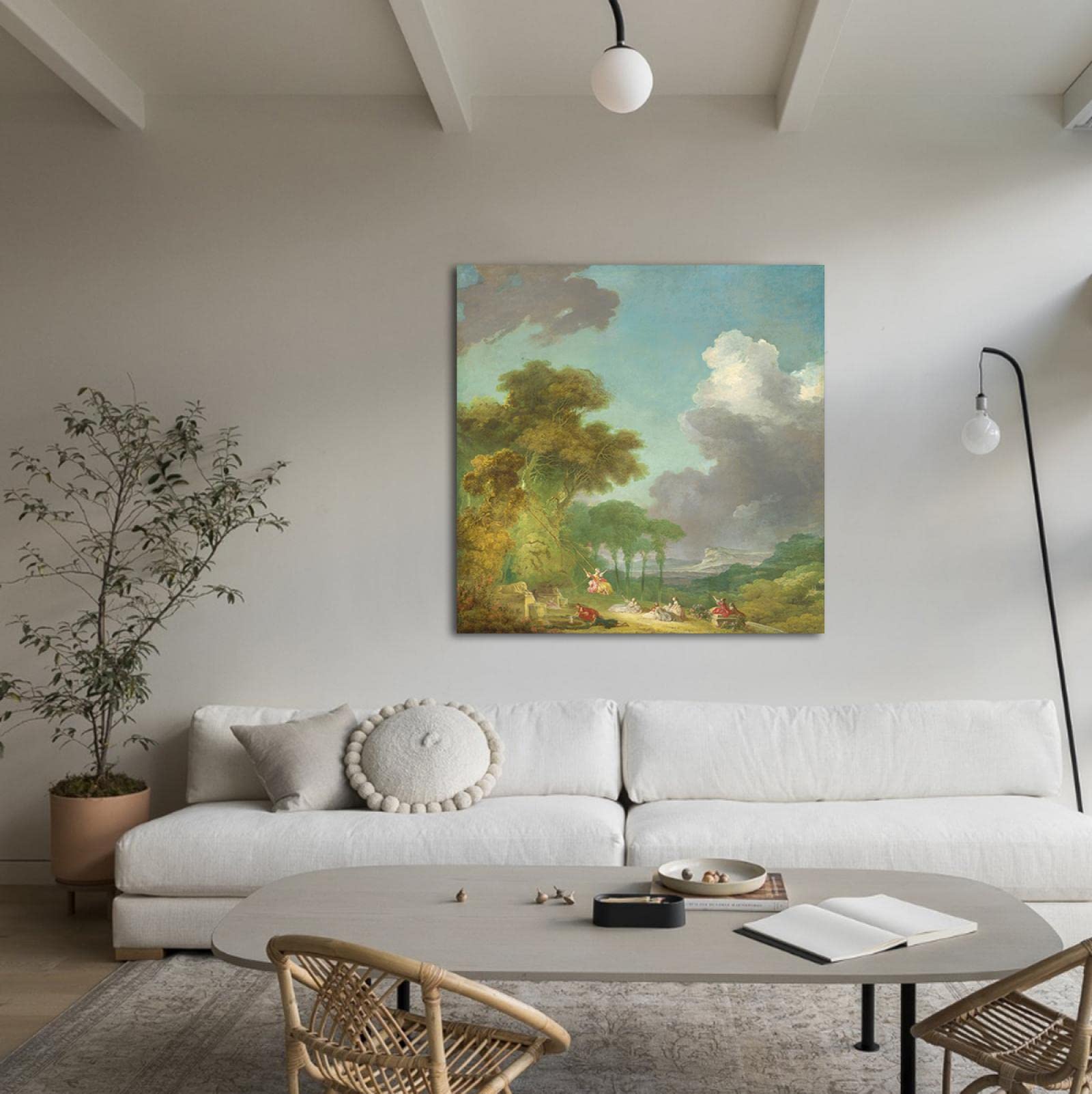 Amazon.co.jp: Jean Honore Fragonard Rococo Art The Swing 美的