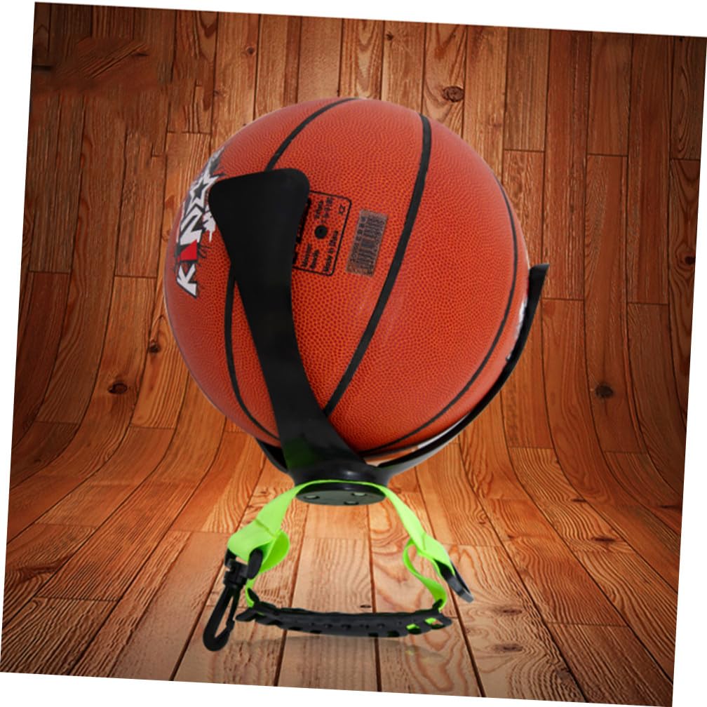 BESTonZON Soporte para Balones Garra para Baloncesto y Fútbol Organizador Seguro y Duradero para Almacenamiento y Exhibición Pared Diseño Flexible Color Verde
