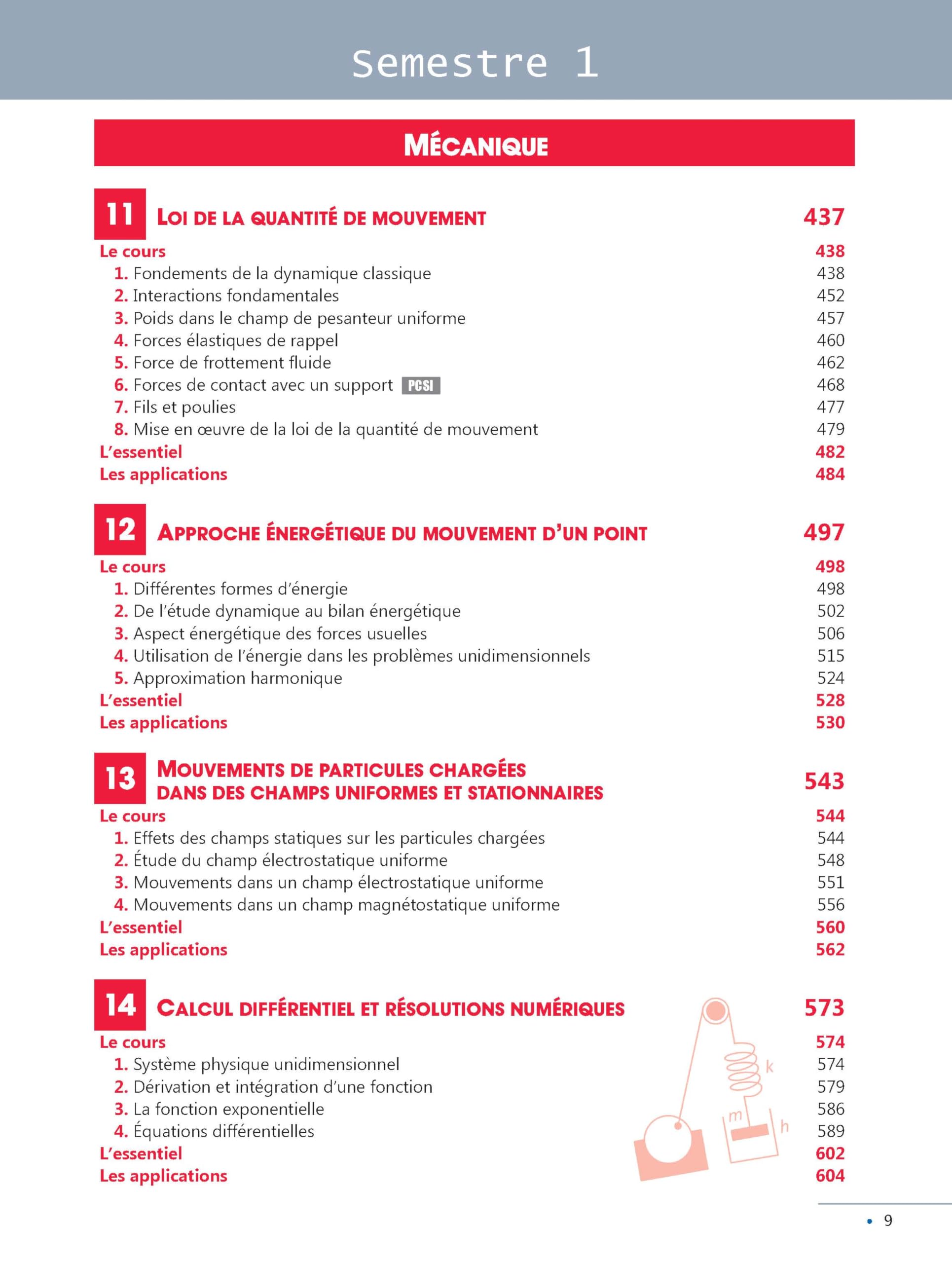 Super manuel de physique: Tout le semestre 1 Optique, électrocinétique, ondes et mécanique