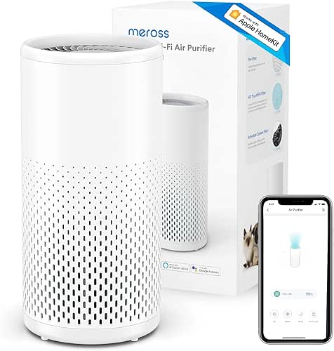 meross Smart WiFi Air Purifier for Home Supports Apple HomeKit,