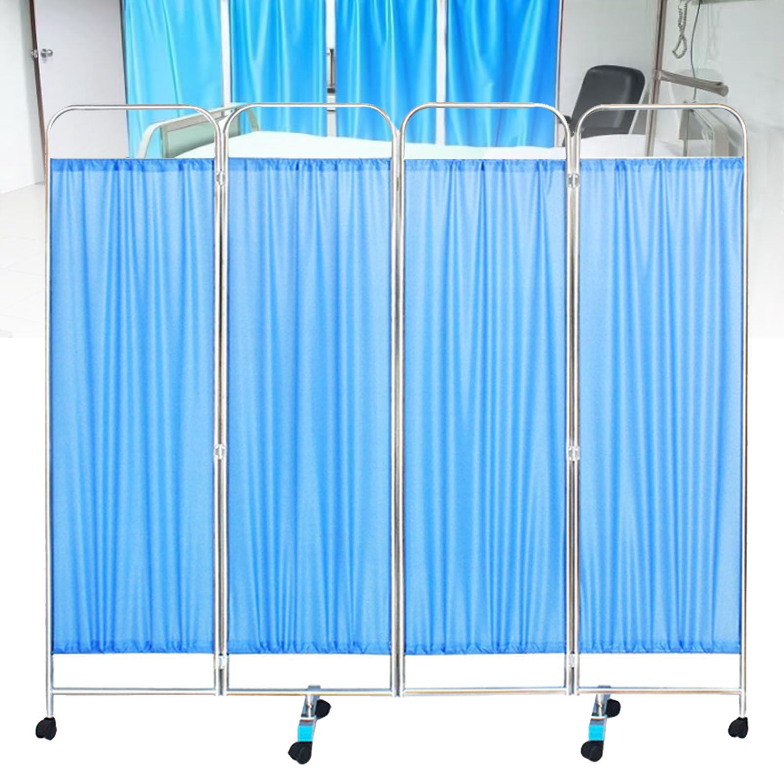 Paravent pliable à roulettes - Brise-vue autonome pour chambre à coucher, salon, bureau