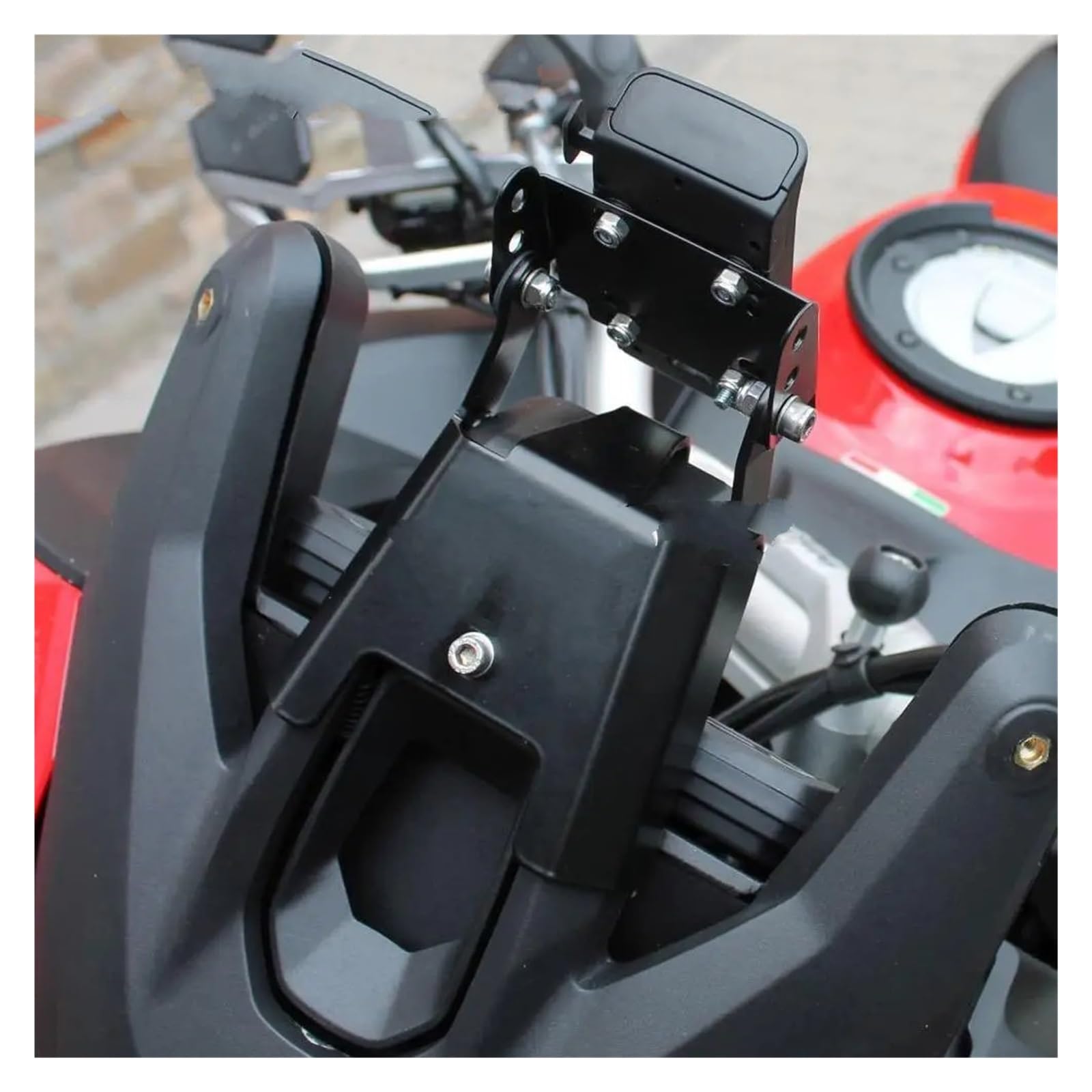 Voor Ducati Multistrada 1200 Motorfiets Standhouder Smartphone Telefoon GPS Navigatie Plaat Beugel: Accessoires (Color : Bracket (2010-2012