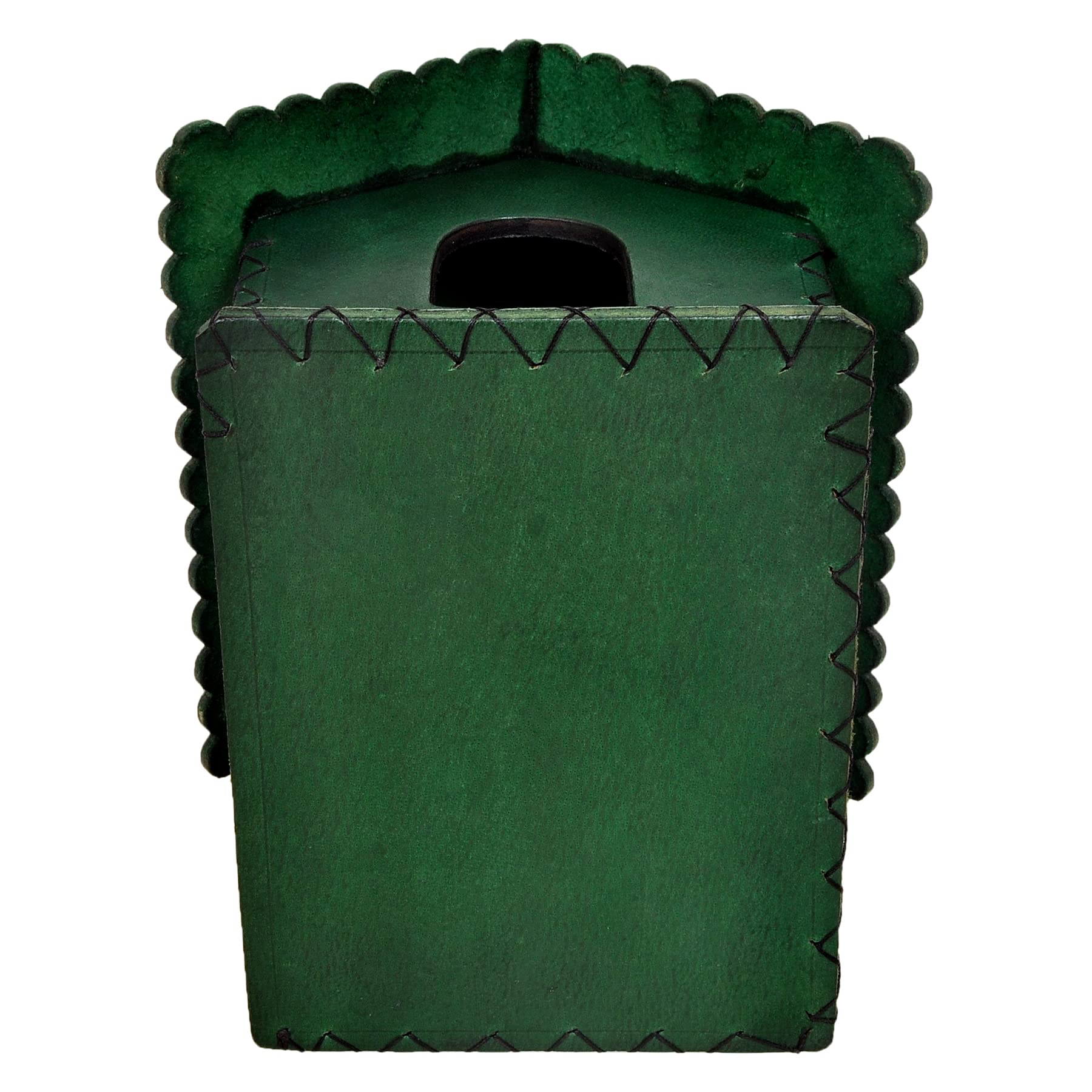 Sparrow Daughter Leather Handcrafted Hut Shape Bird House | Bird Nest House | Bird Cage for Sparrow and Other Little Bird 2