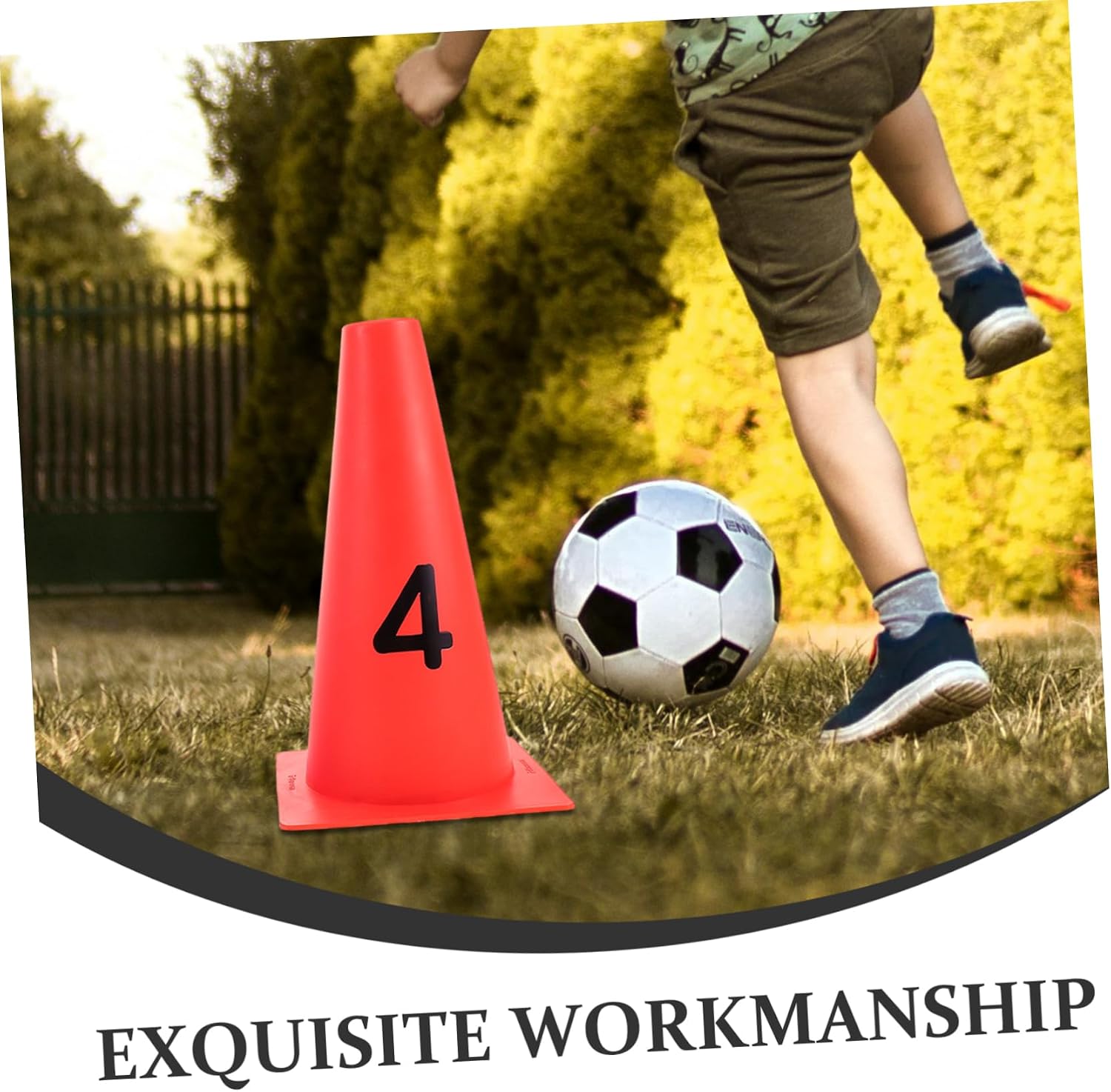 TOYANDONA 6pcs Soccer Cones Agility Training Markers for Durable Field Discs for Soccer and Basketball Drills Essential Sports Equipment for Skill Development